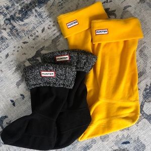 2 pairs Hunter boot socks!